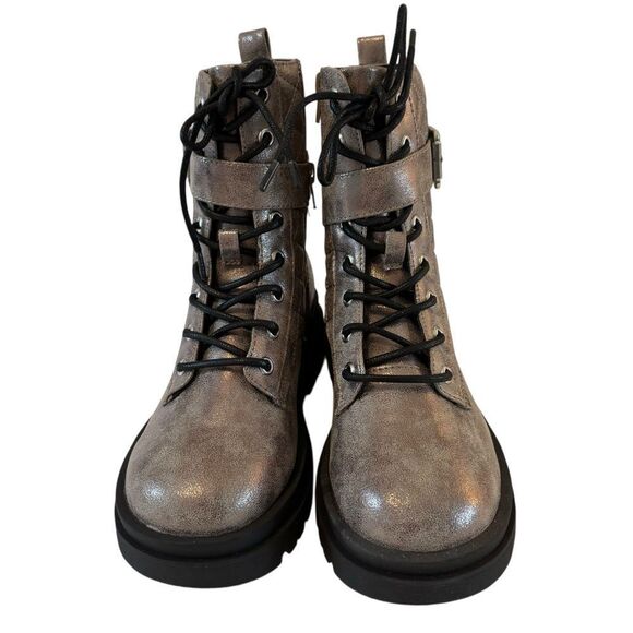 Jellypop Zestily Distressed Pewter Ladies Boots in Szs 6 & 6.5M - Picture 1 of 6